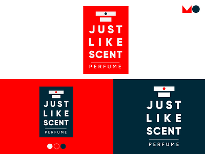 Just Like Scent branding design icon illustration illustrator logo minimal perfume typography