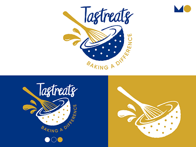 Tastreats branding brownies cake design desserts icon illustration illustrator logo minimal typography