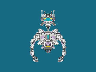 android torso android cyber cyberpunk cyborg future illustration robot vector vectorgraphic