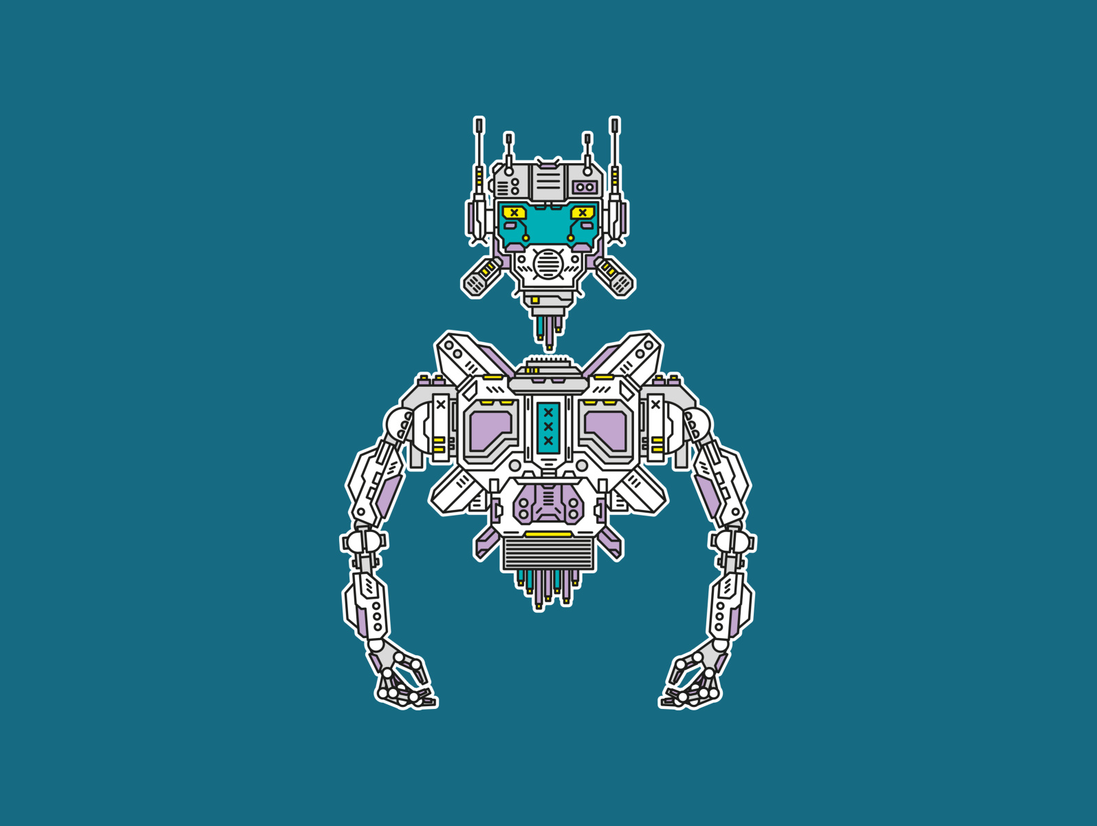android torso by Michael Schiffer on Dribbble