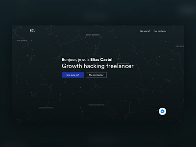 Elias Castel - Personal portfolio design personnal portfolio uxui