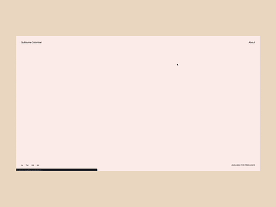 Portfolio 2019 - About page about animation art director branding creative dev design interface interface design landing loading motion portfolio project slider typography ui ux website