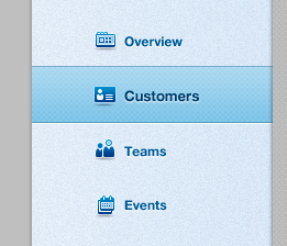 Side Menu - Microns icons menu mini navigation sub nav ui
