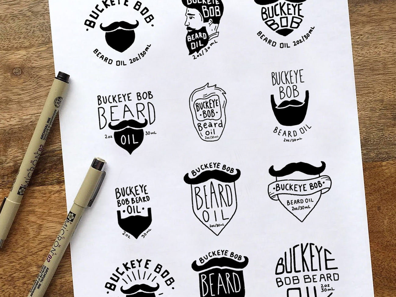 BEARD OIL by Megan Steele on Dribbble