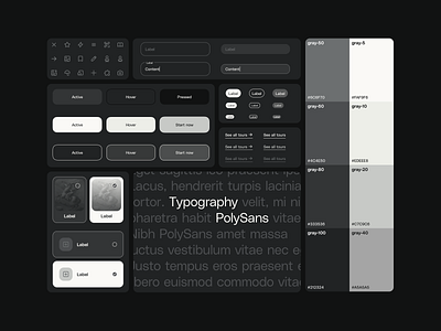 MOMMA - Design system design mobile app