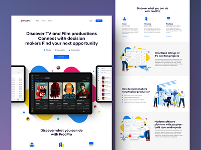 Website Design : landing page : Home page app branding color design hero herosection home home page homepage illustration landing landing page landingpage minimal section ui ux web webdesign wepage