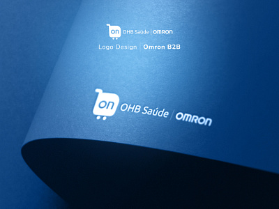 Logo Design Omron B2B Brazil branding design graphic design icon logo typography ui vector
