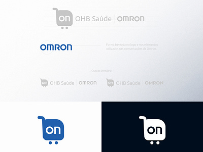 Logo Design Omron B2B Brazil branding design icon illustration logo typography ui vector