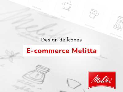 Icons Design Melitta coffee design icon illustration ui vector