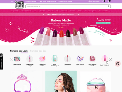 E-commerce Design Estrela Beauty