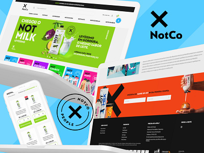 NotCo e-commerce design design ecommerce figma food food ecommerce footer header mayo milk mobile not notco online store page page design responsive ui ux vegan vegan store