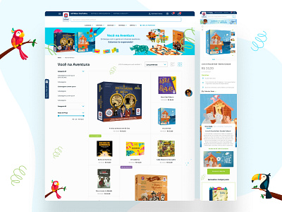 Estrela Cultural category page banner book books category page design ecomm ecommerce estrela cultural figma filters graphic design icon illustration kids mobile online store page productt ui ux