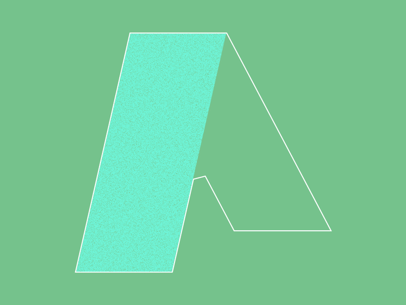 A Study abstract after effects after effects animation alphabet blue gif green motion graphics noise