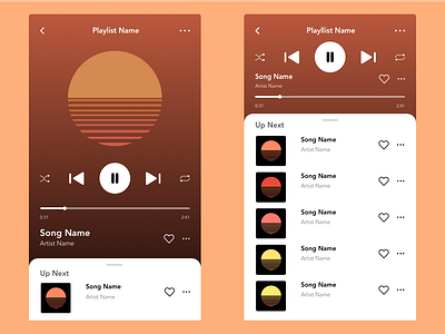 UI/UX Challenge: Mobile Music Player Concept