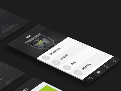 Mentally Charged | App Design app app design brand branding design mobile production ui user experience user interface ux web
