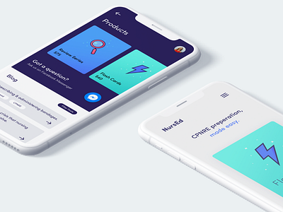 NursEd app design studio ui ux web
