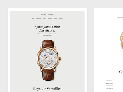 Luxury Watch Dealer - Website Experience content squarespace web design