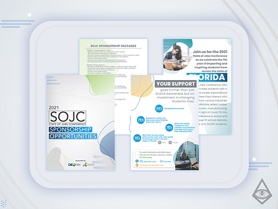 SPONSOR PACK bold clean contemporary corporate corporate design design government infographic sponsor stats type