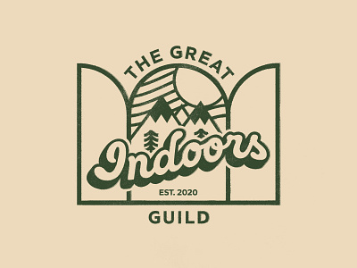 The Great Indoors Guild badge grain guild illustration indoors logo