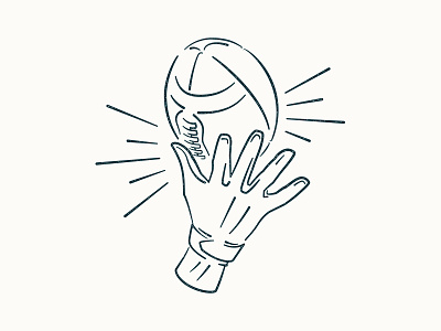 Superbowl 53 hand illustration line texture vector