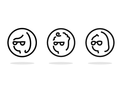 Heads heads icons profile