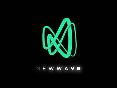NewWave brand design flat design logo logo design logolove matt sandoval