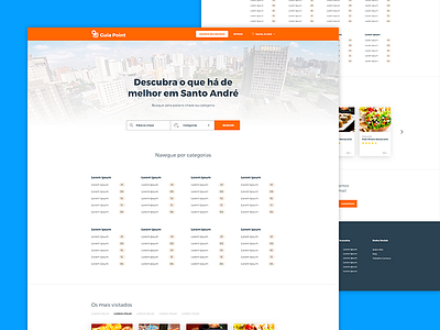 Guia Point - Landing Page food guide landing page places