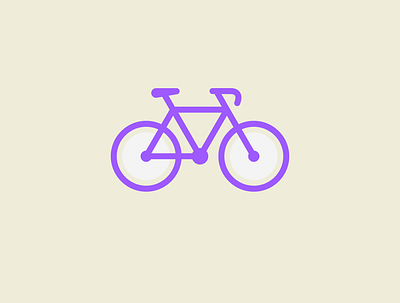 Bicycle Icon dailylogochallenge design flat icon logo