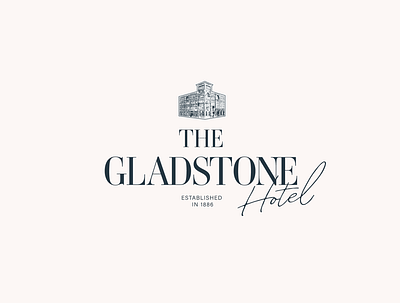 The Gladstone Hotel branding dailylogochallenge design logo