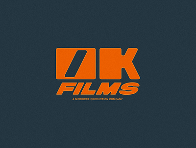 OK FILMS branding customtype dailylogochallenge design logo typography