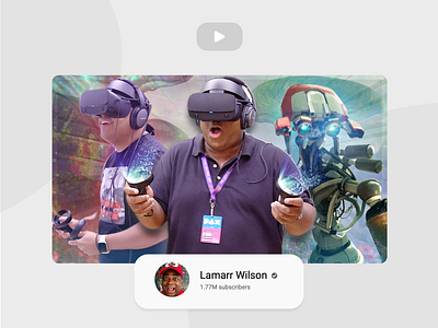 YouTube Thumbnail Design - Oculus & LamarrWilson ft Dashi design facebook illustrator oculus thumbnail vector youtube