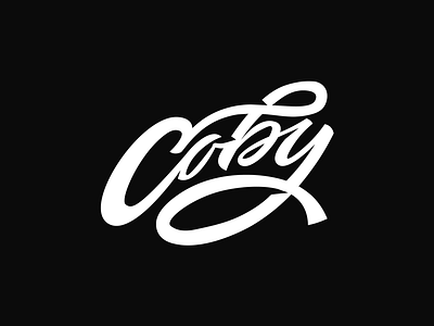 Coby Typography Design apparel apparel logo brand branding design designing designs illustration illustrator lettering logo logo design logodesign logotype minimal typeface typo typography