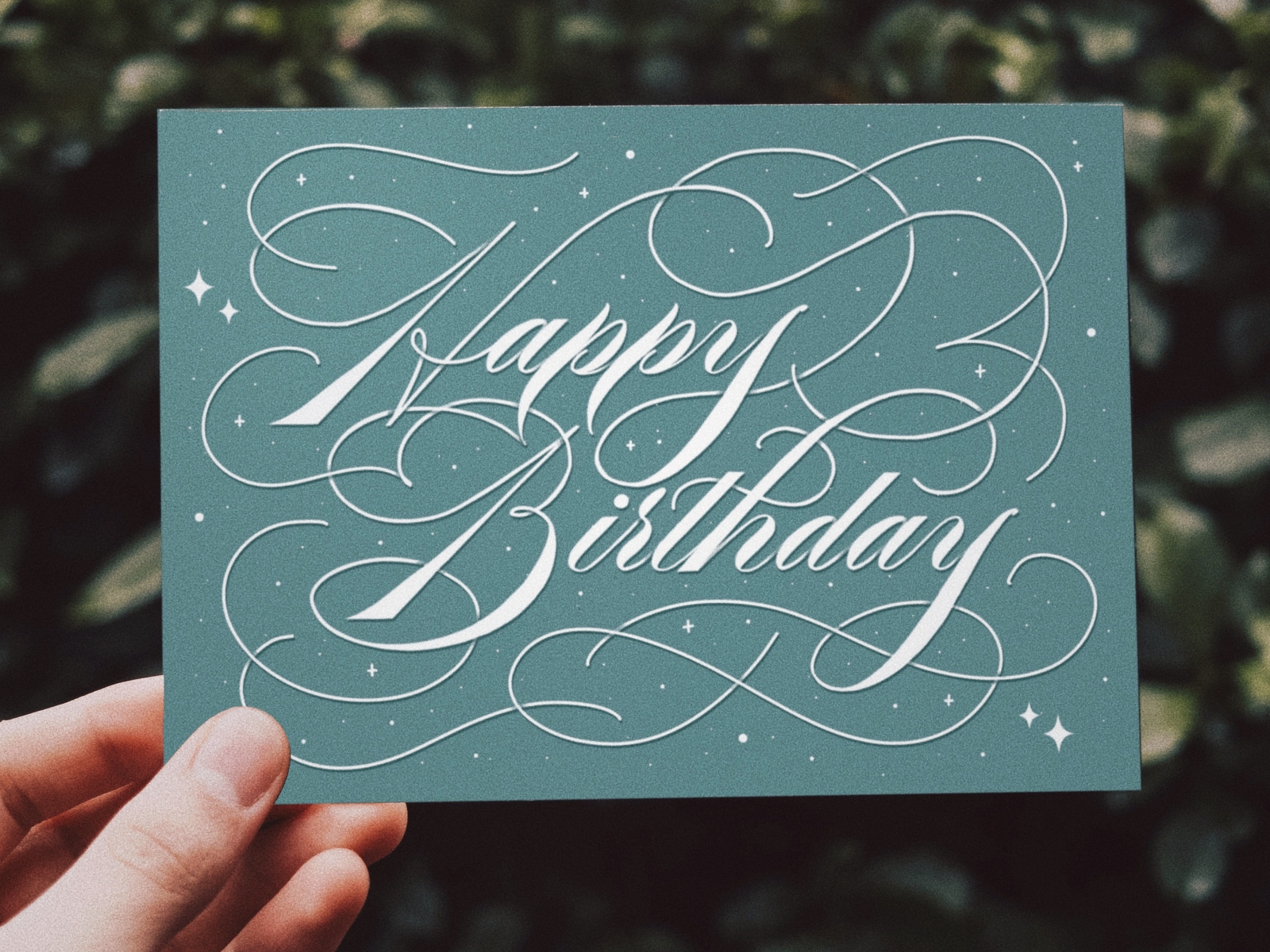 Happy Birthday Greeting Card Calligraphy Script By Leah Chong On Dribbble