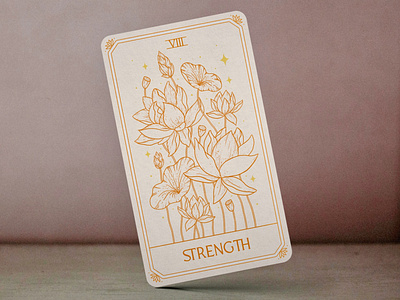 Tarot Card VIII Strength Design