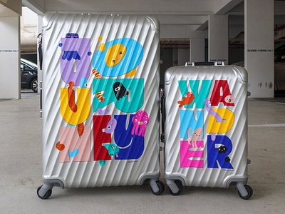 Happy Hearts Indonesia x TUMI - Custom Luggage Art