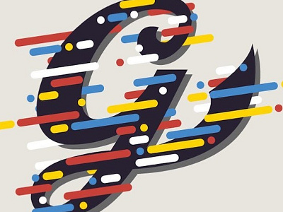 Letter G graphics illustration lettering type typography