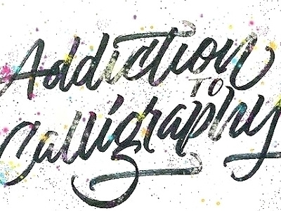 Graffiti Inspired Brush Script calligraphy illustration lettering type typography