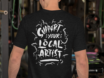 Support Your Local Artist | Secret Walls x Goodtype apparel design apparel graphics art brushlettering calligraphy calligraphy and lettering artist design goodtype graphics handlettering illustration lettering lettering art lettering artist merch design secret walls secret wars t shirt design typography