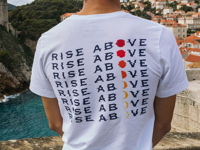 Rise Above T Shirt apparel apparel design astrology design for sale handlettering illustration inspiration lettering moon motivation shirt shirt design shirtdesign shirts sun tee shirt tshirt tshirt art