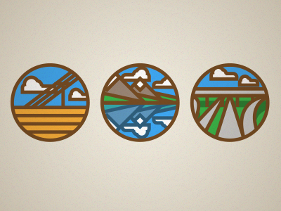 Minimalistic environments buttons