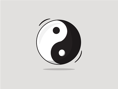 Ying Yang adobe illustrator illustration logo vector visual design