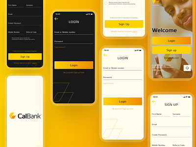 CalBank Authentication UI