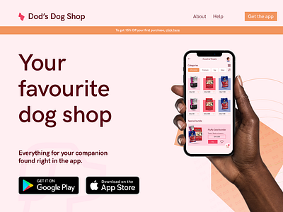 Dod's Dog Shop Hero Page