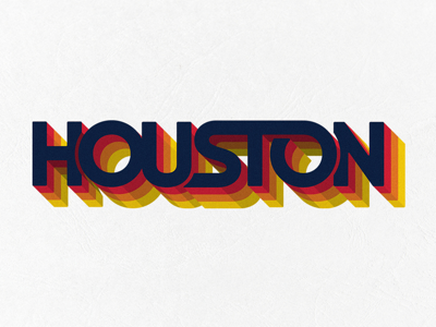 Houston graphic design hou houston houston astros htx retro texas type typography