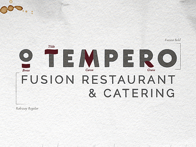 Heard from the client that this entire project was scrapped. accent brand identity fusion logo logotype portuguese spice typography