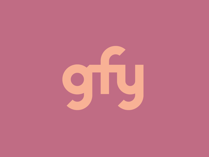 “gfy” text treatment letterer graphic design houston curse word lettering typography type go fuck yourself gfy