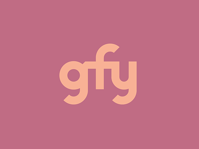 “gfy” text treatment