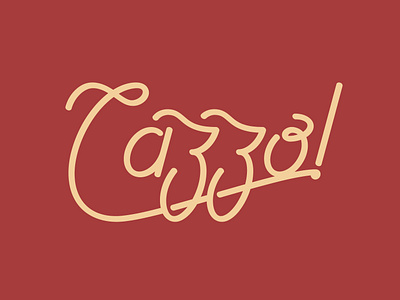 Cazzo design graphic design houston htx illustration lettering logo type typedesign typography