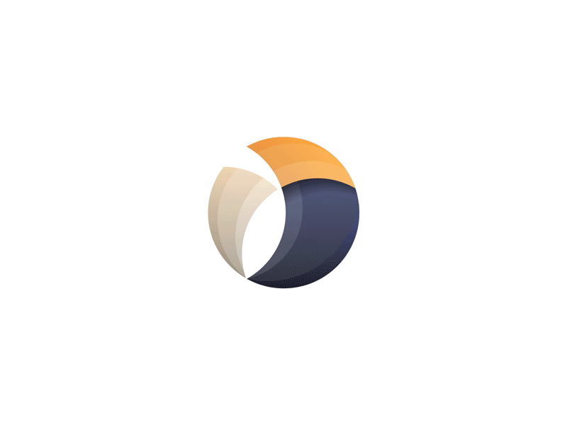 Building Luup's new logo animation branding build circle design gradient graphic logo mark typography vector working