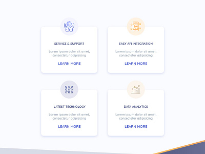Feature Block Exploration block card exploration feature icon icons info landing page ui web website wip